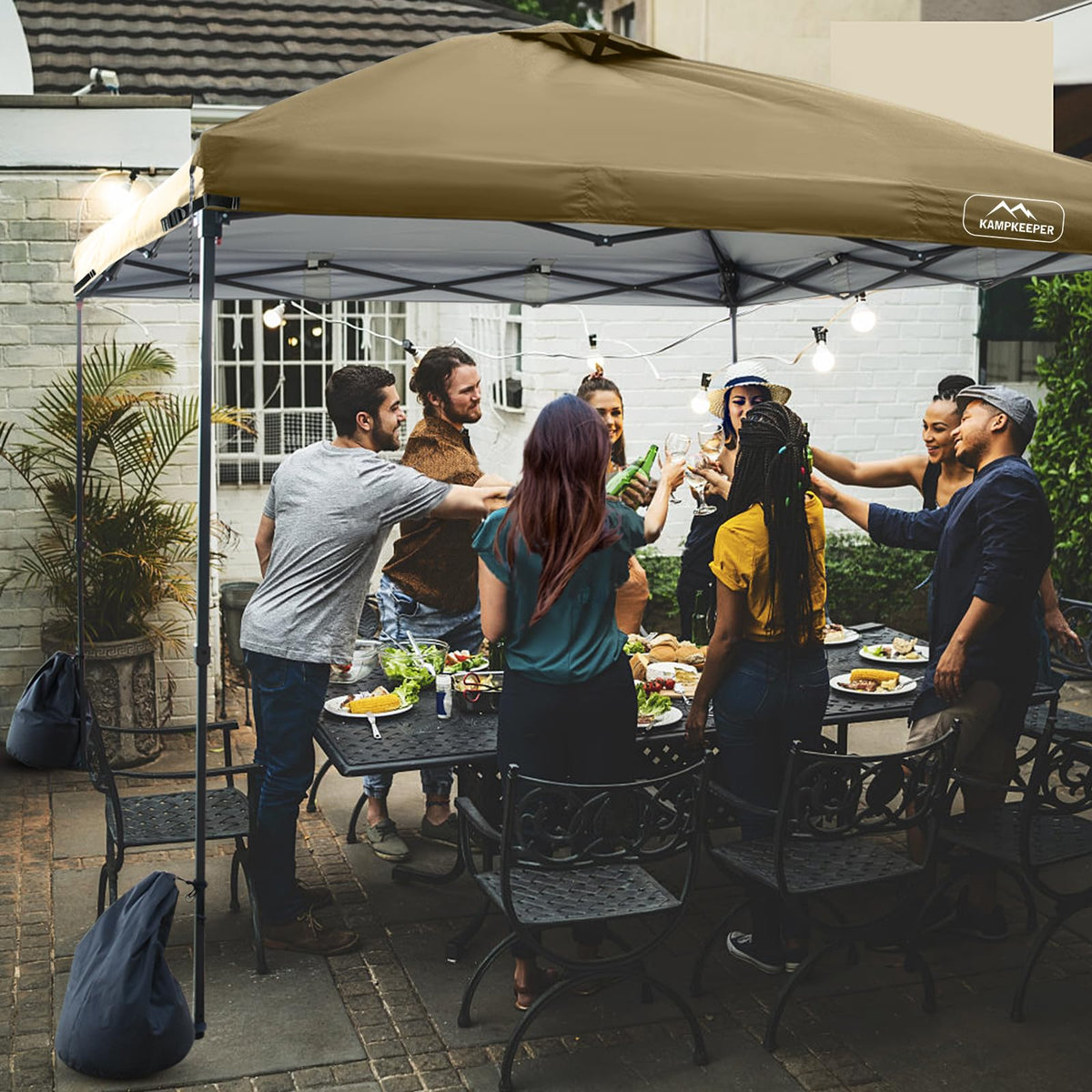 10x10 FT Replacement Canopy Top with Air Vent – UV & Waterproof