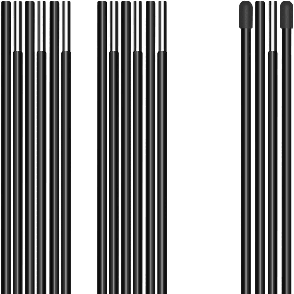 UNP Model 100978 replacement tent poles for 6 person SUV car tent, segmented heavy duty steel spare support rods for camping tent repair