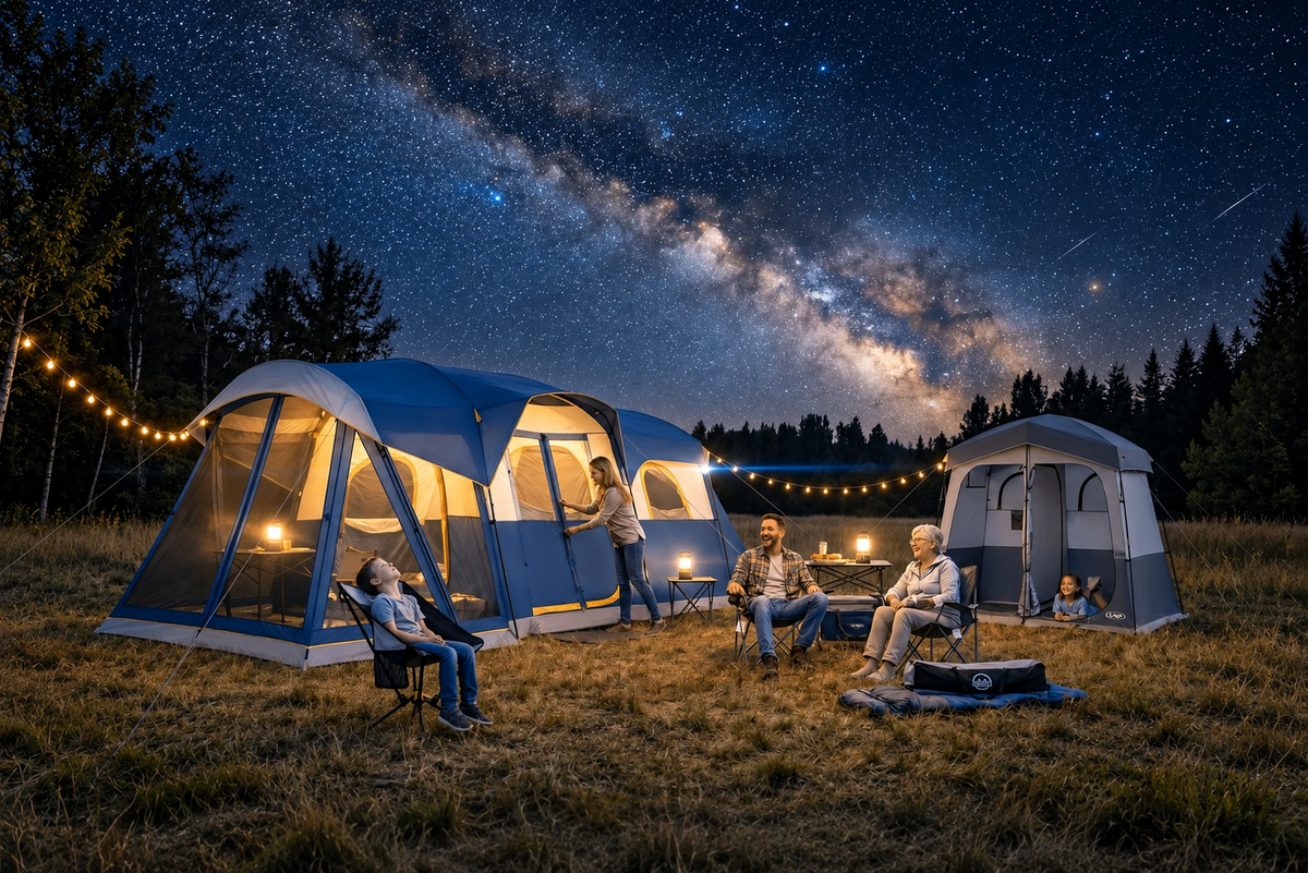 How UNP 8-Person Tunnel Tent Solves Top Family Camping Pain Points | Dry, Fast & Spacious Outdoor Shelter