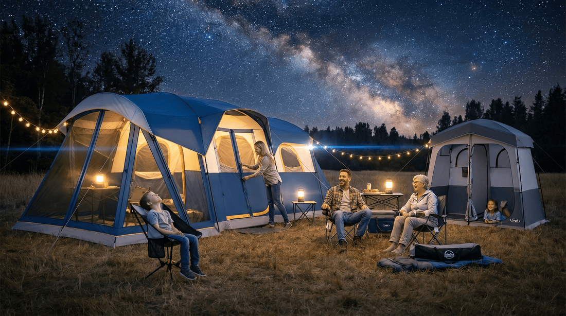 How UNP 8-Person Tunnel Tent Solves Top Family Camping Pain Points | Dry, Fast & Spacious Outdoor Shelter - UNP OUTDOOR