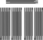 UNP replacement fiberglass tent poles set for 10-person family camping tent