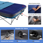 Camping Cot,Camping Cots for Adults,Folding Camping Cot with Inflatable Air Mattress and Carry Bag,for Outdoor Travel Camp Beach Vacation (not Included The Airpump)