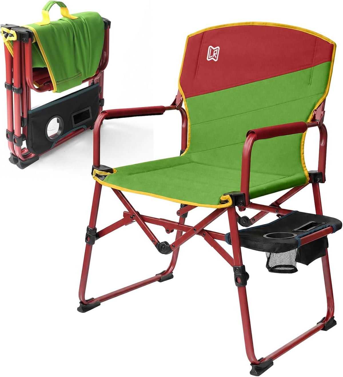 Portable Camping Director Chair with Cup Holder and Storage Pocket