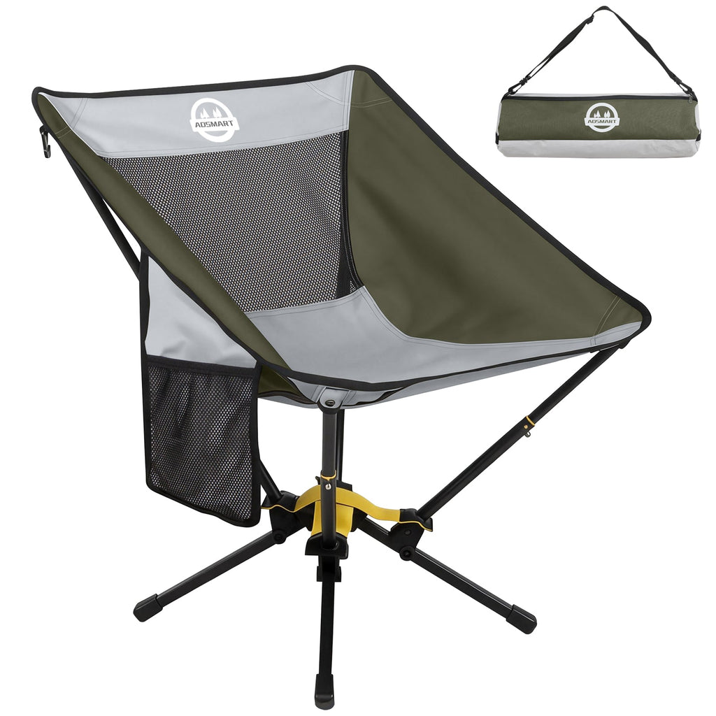 AD | Ergo - Comfort Portable Camping Chair - by UNP OUTDOOR-Green