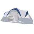 UNP 10 Person Tent Accessory Bundle | Waterproof Rain Fly + Privacy Room Divider Curtain