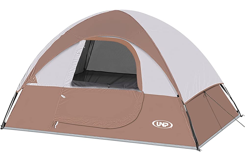 UNP 2-Personen-Leichtgewicht-Campingzelt – wasserdichtes und winddichtes Kuppelzelt