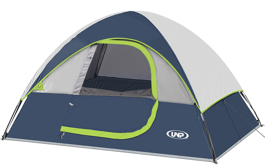 UNP 2-4 Person Tent, Waterproof Fast Setup Family Camping Tent