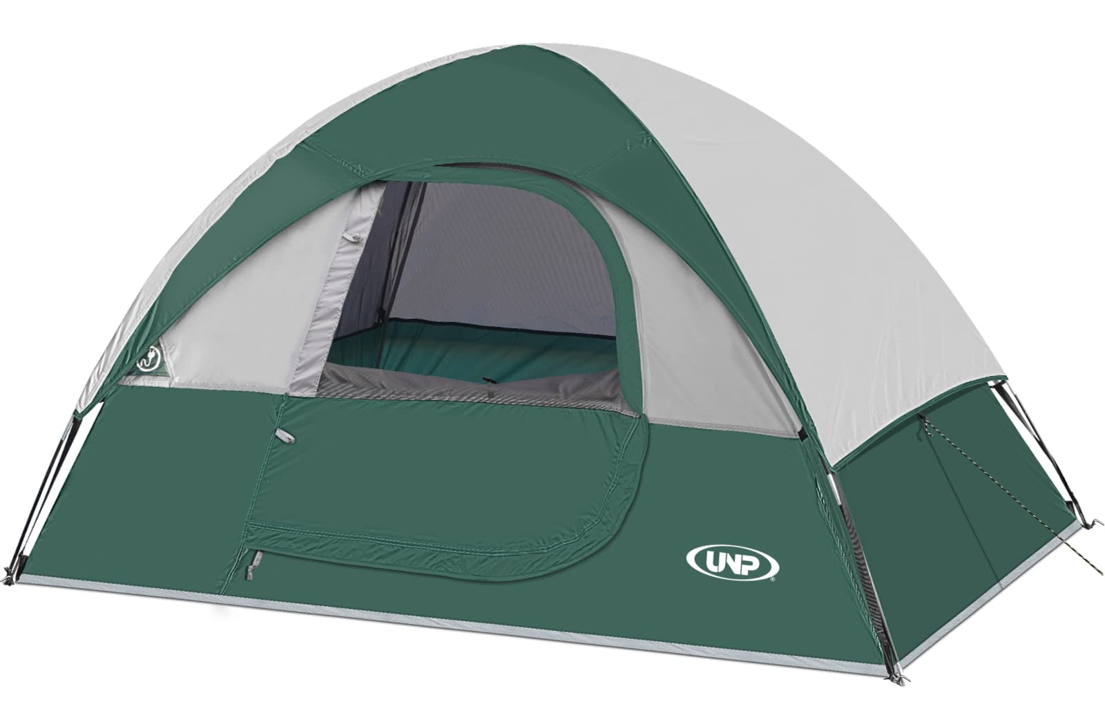 UNP 2-4 Person Tent, Waterproof Fast Setup Family Camping Tent