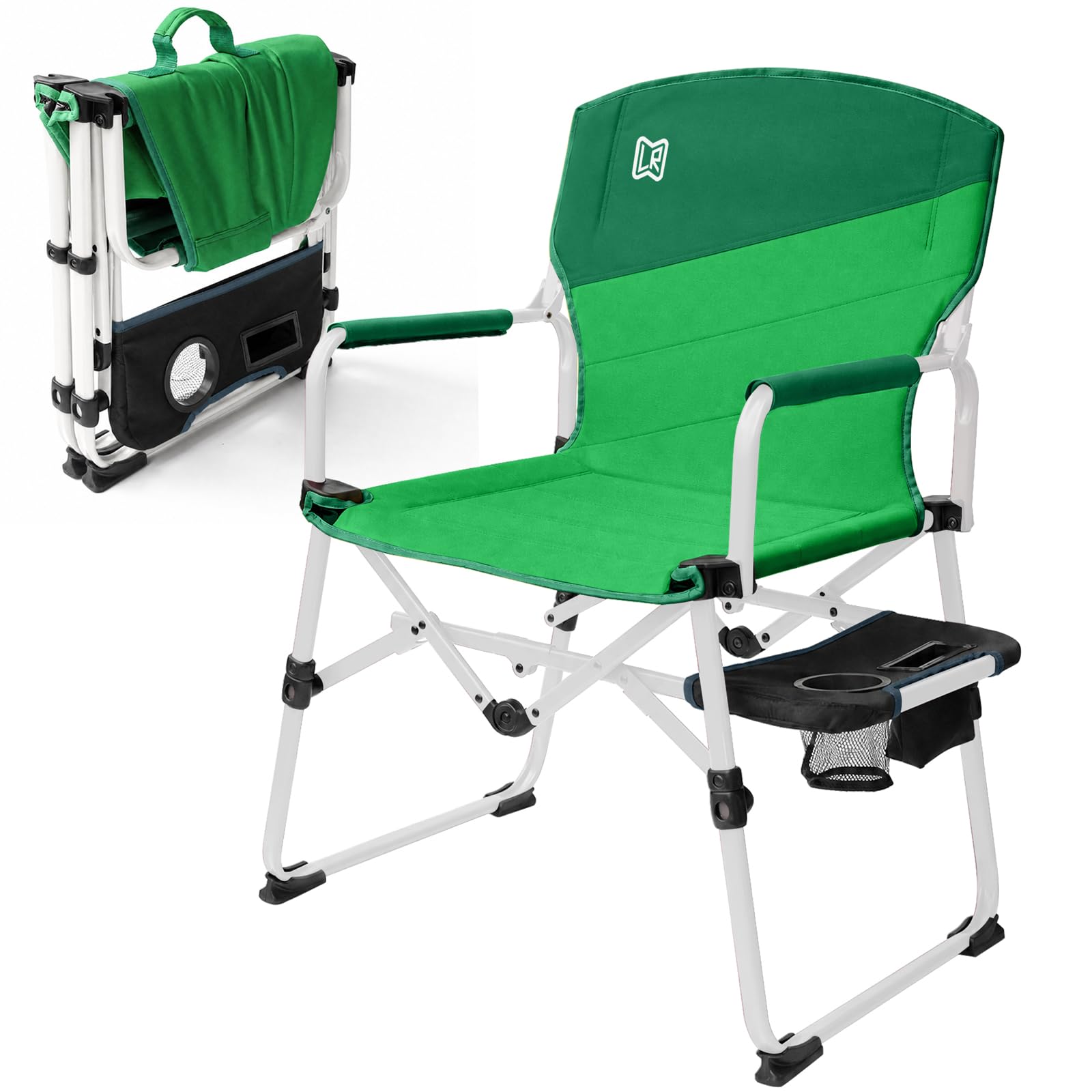 Portable Camping Director Chair with Cup Holder and Storage Pocket