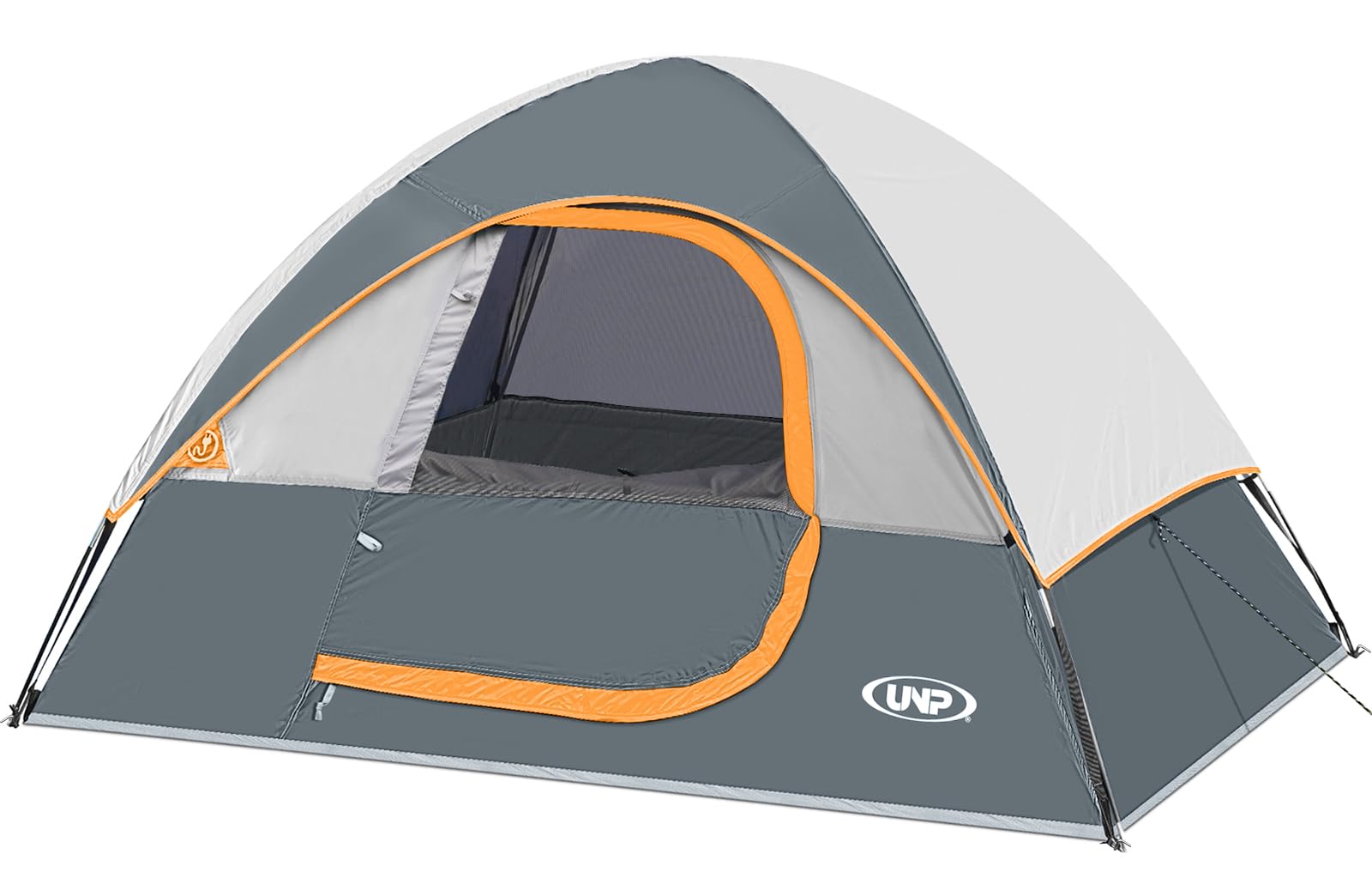 UNP 2-4 Person Tent, Waterproof Fast Setup Family Camping Tent