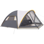 UNP 6-Person Family Dome Camping Tent with Screen Room & Porch