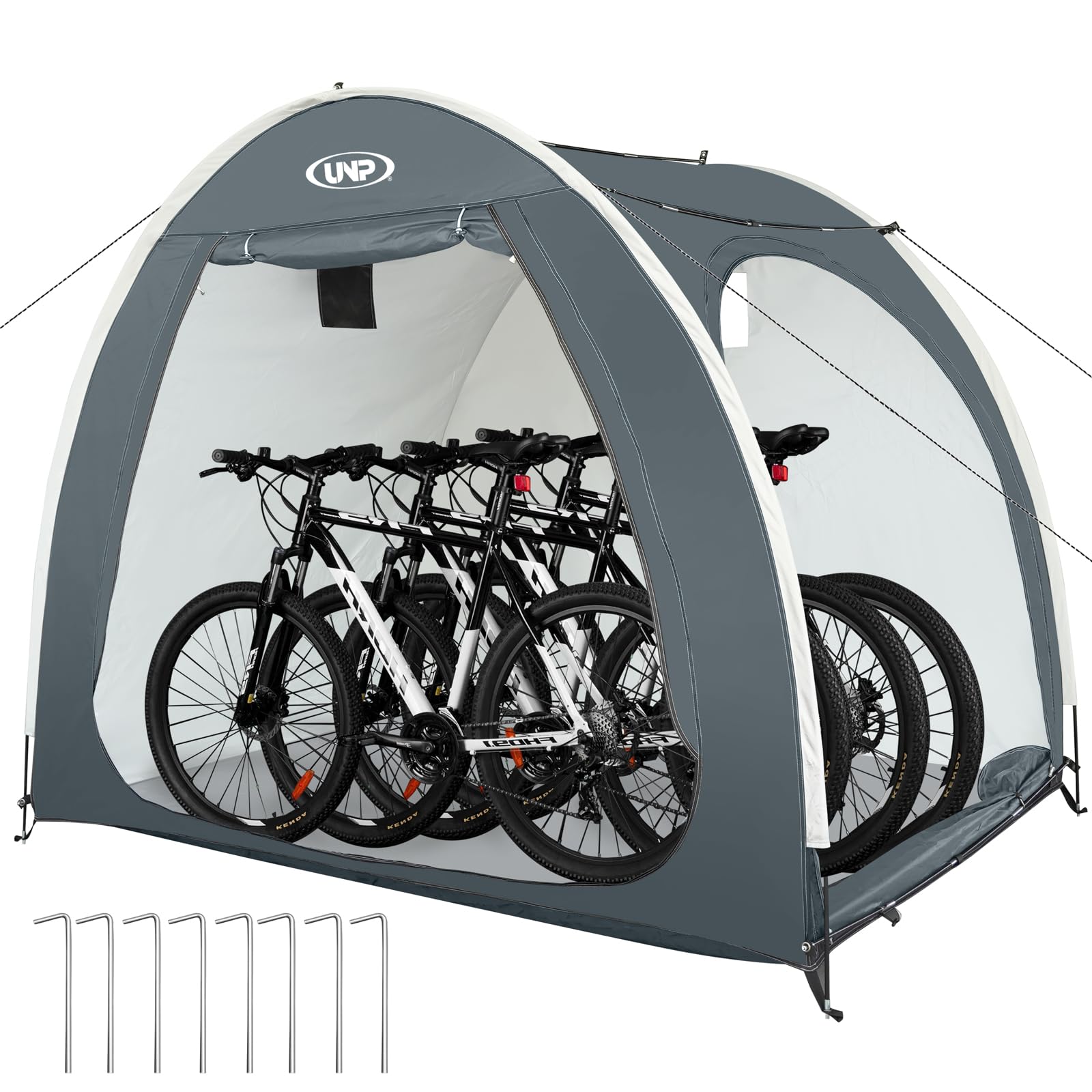UNP Heavy-Duty Bike Cover - Waterproof Outdoor Shelter for 3-4 Bikes