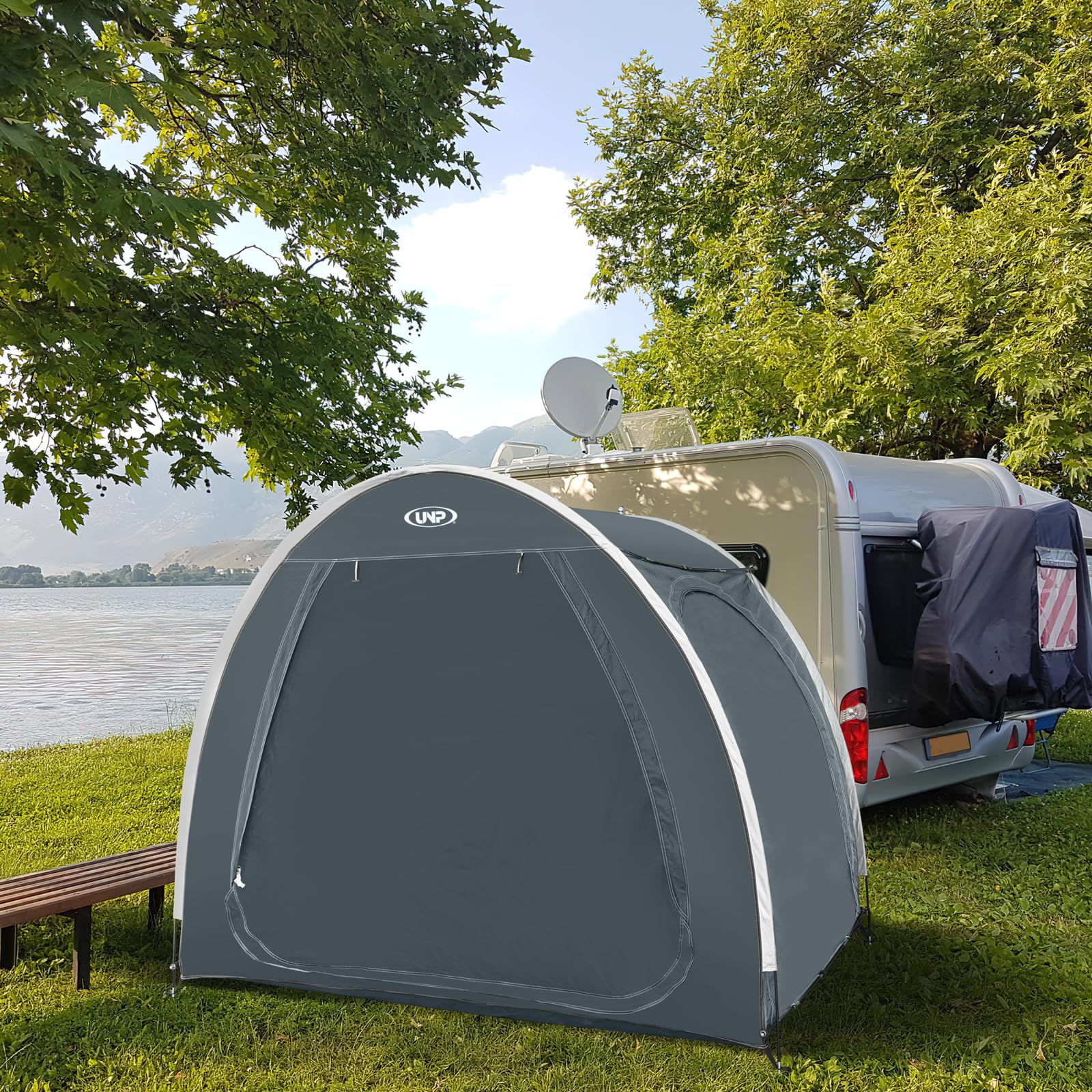 UNP Heavy-Duty Bike Cover - Waterproof Outdoor Shelter for 3-4 Bikes