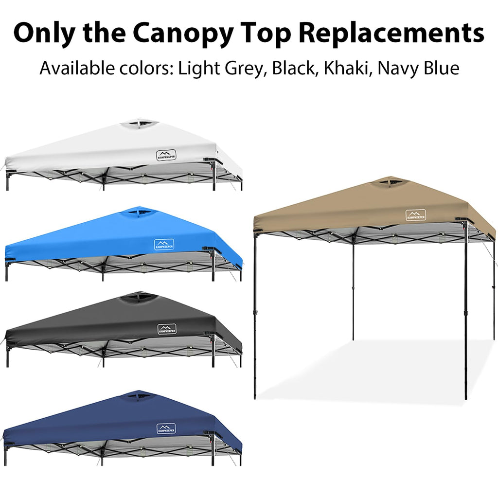 10x10 FT Replacement Canopy Top with Air Vent – UV & Waterproof