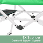 Portable Camping Director Chair with Cup Holder and Storage Pocket