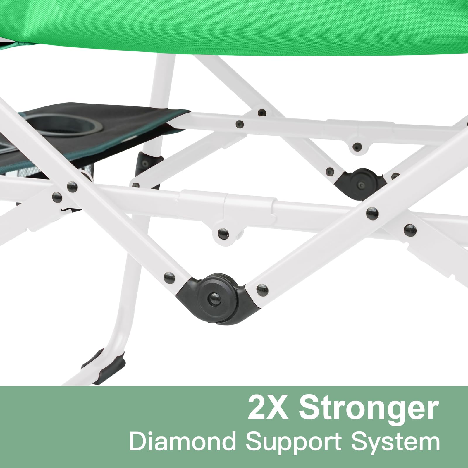 Portable Camping Director Chair with Cup Holder and Storage Pocket