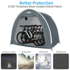 UNP Heavy-Duty Bike Cover - Waterproof Outdoor Shelter for 3-4 Bikes