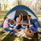 UNP 2-4 Person Tent, Waterproof Fast Setup Family Camping Tent