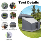 Side Tent for 10' x 10' Pop Up Canopy, 1-2 Person Camping Shelter Tent