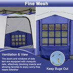 Side Tent 2 Person Camping Tent for 10' x 10' Pop Up Canopy
