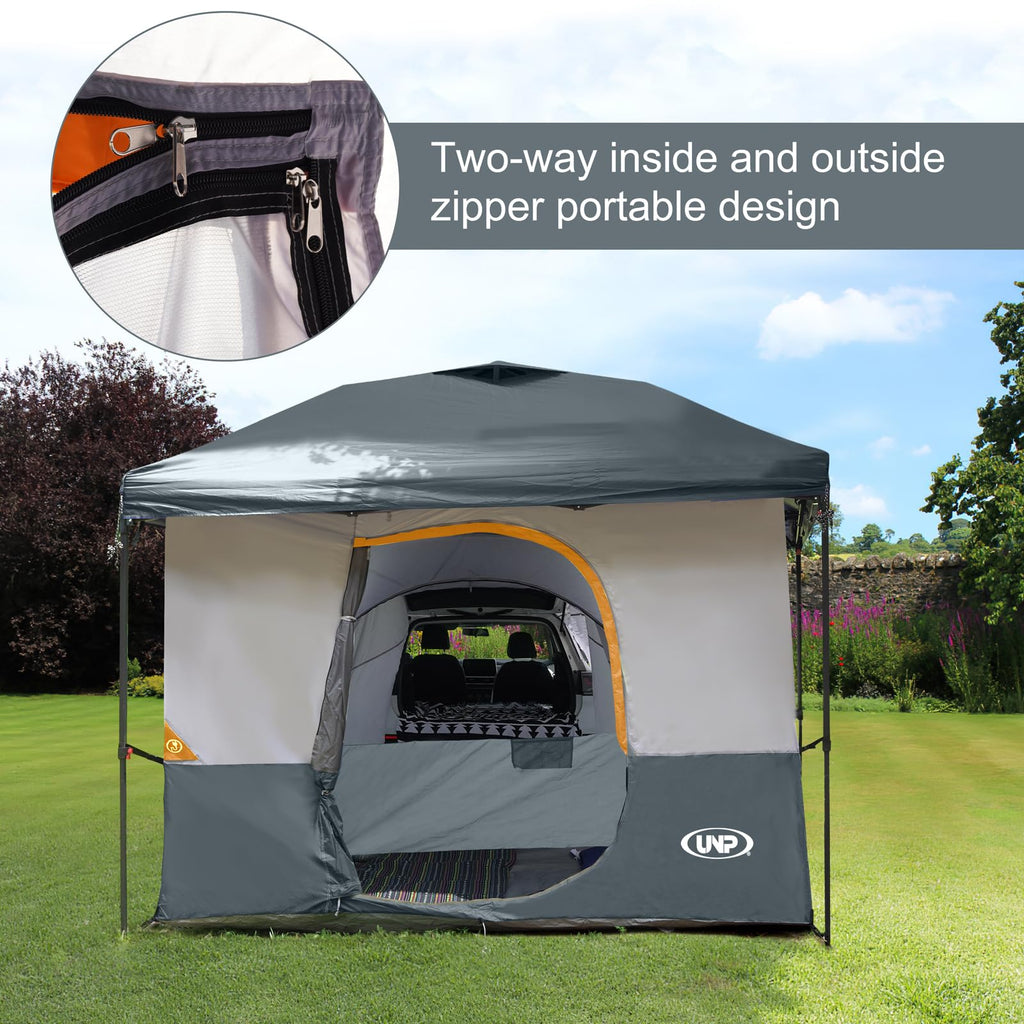 UNP Cube Tent for Camping, 10x10 Pop Up Canopy Attachment