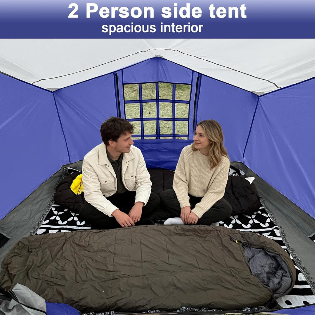 Side Tent 2 Person Camping Tent for 10' x 10' Pop Up Canopy