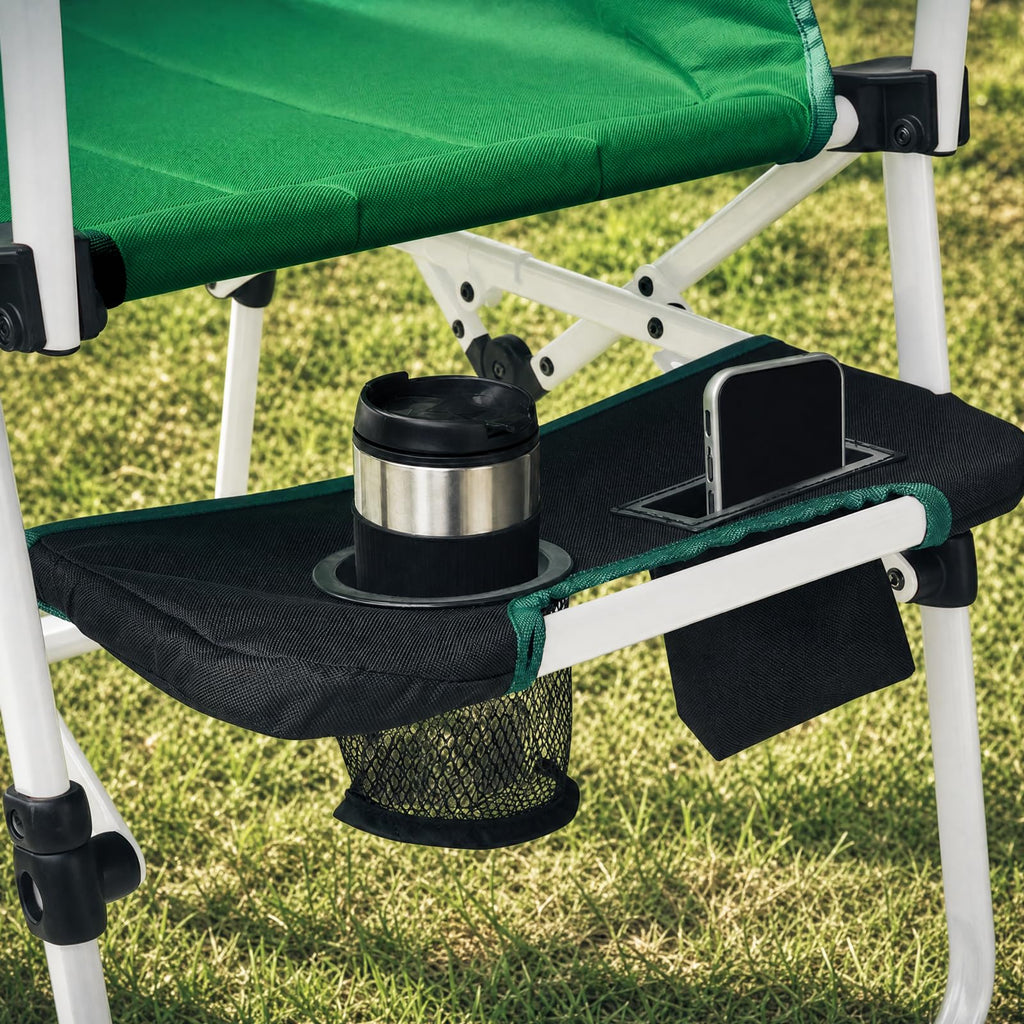 Portable Camping Director Chair with Cup Holder and Storage Pocket