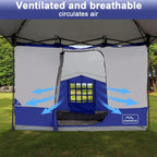 Side Tent 2 Person Camping Tent for 10' x 10' Pop Up Canopy