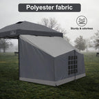 Side Tent for 10' x 10' Pop Up Canopy, 1-2 Person Camping Shelter Tent
