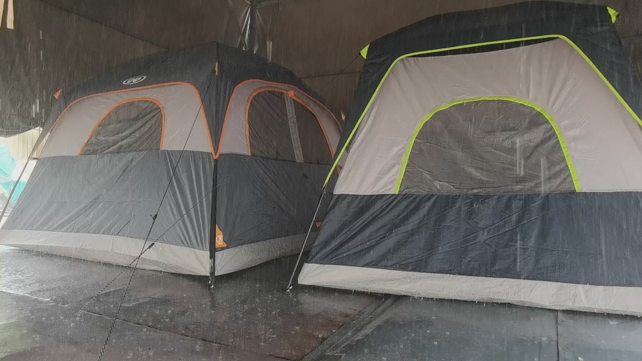 UNP 6-Person Weather-Shield Cabin Camping Tent with Steel Poles