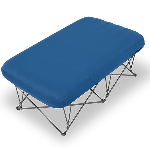 Camping Cot,Camping Cots for Adults,Folding Camping Cot with Inflatable Air Mattress and Carry Bag,for Outdoor Travel Camp Beach Vacation (not Included The Airpump)