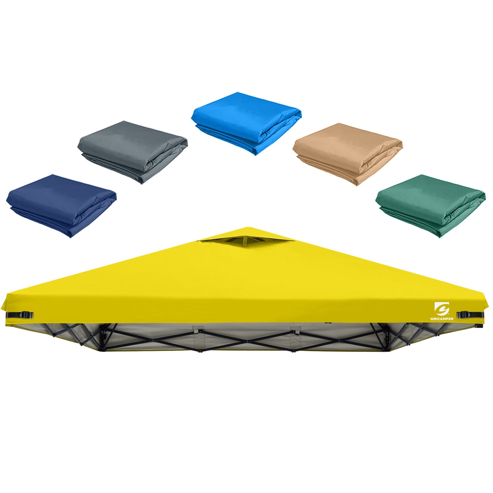 UNC 10x10 Pop Up Canopy - by UNP OUTDOOR-Yellow
