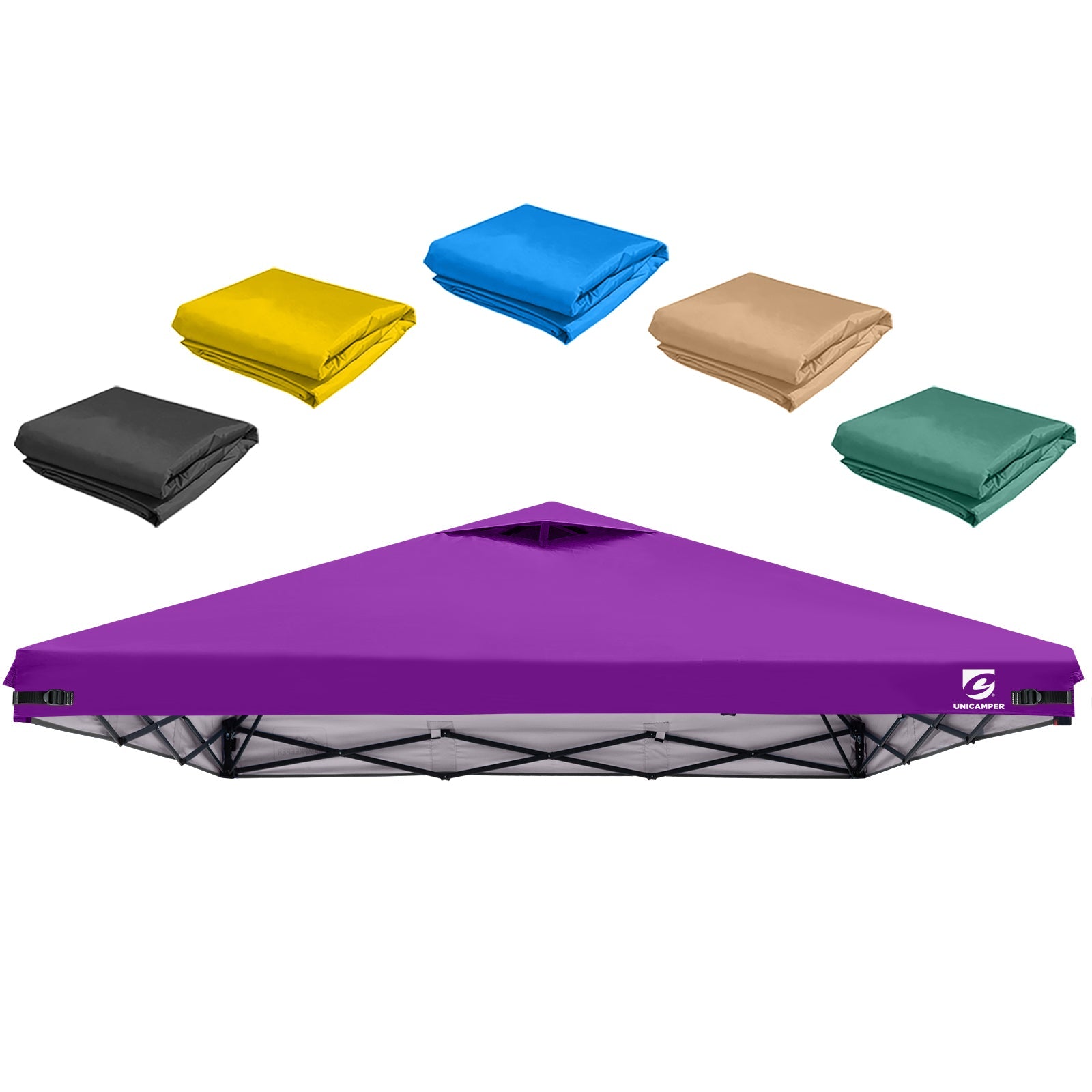 UNC 10x10 Pop Up Canopy - by UNP OUTDOOR-Puple