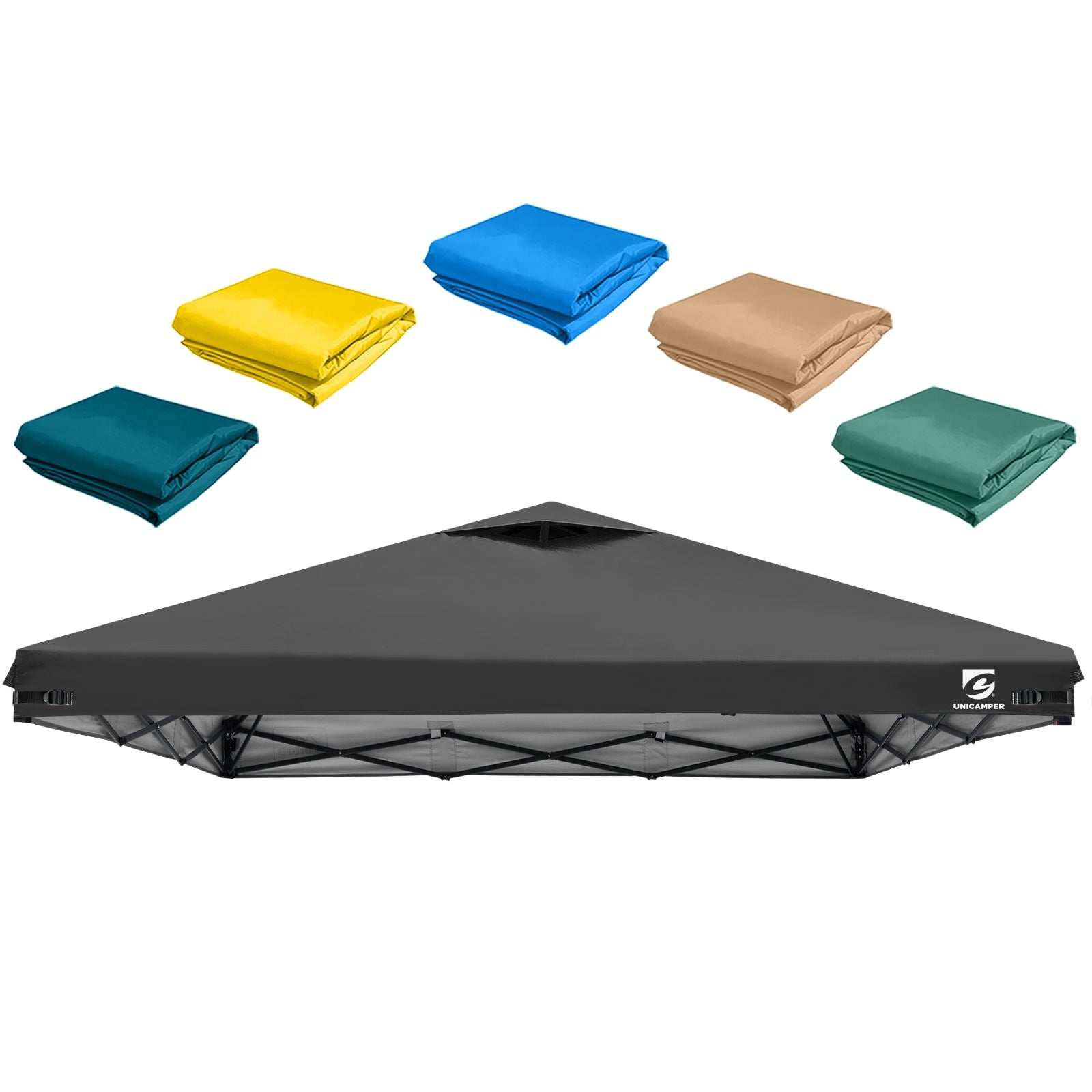 UNC 10x10 Pop Up Canopy - by UNP OUTDOOR-black