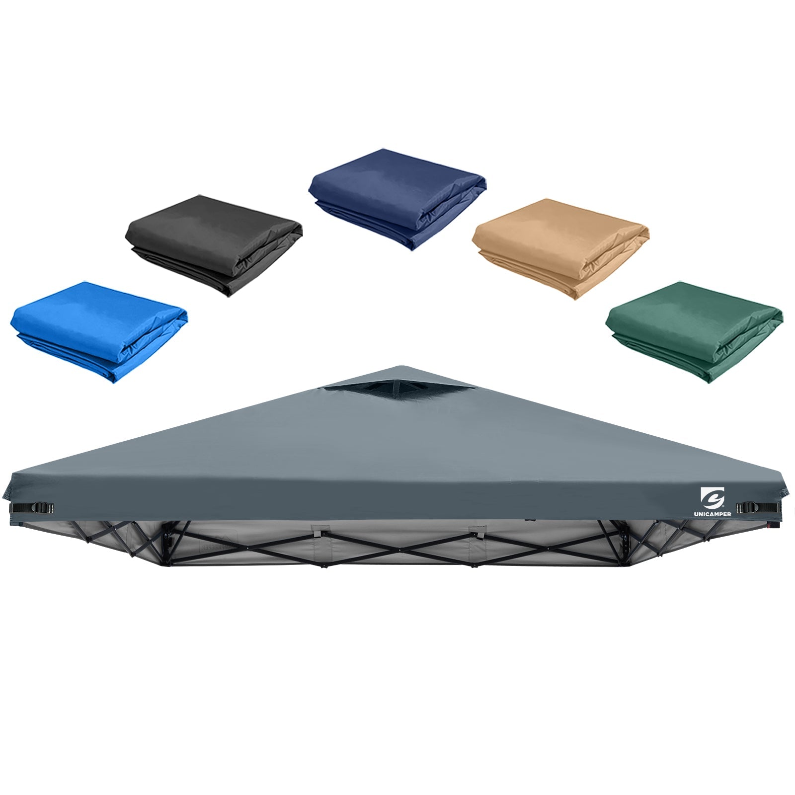 UNC 10x10 Pop Up Canopy - by UNP OUTDOOR-Grey