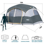 UNP 10 - Person Deluxe Family Retreat - by UNP OUTDOOR-Dimension View