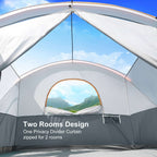 UNP 10 - Person Waterproof Family Tent - Spacious Cabin for Camping - by UNP OUTDOOR