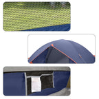 UNP 2 - Person All - Season Dome Tent - Waterproof Backpacking Shelter - by UNP OUTDOOR