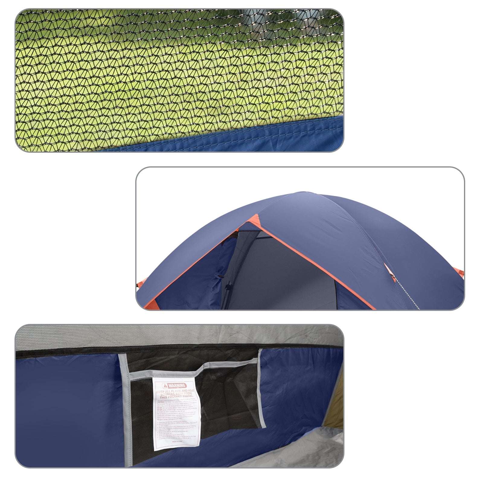 UNP 2 - Person All - Season Dome Tent - Waterproof Backpacking Shelter - by UNP OUTDOOR