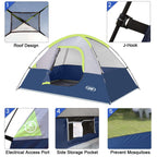 UNP 2 Person Lightweight Camping Tent - Waterproof & Windproof Dome Tent - by UNP OUTDOOR
