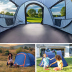 UNP 2 Person Pop Up Tent - by UNP OUTDOOR-Interior View