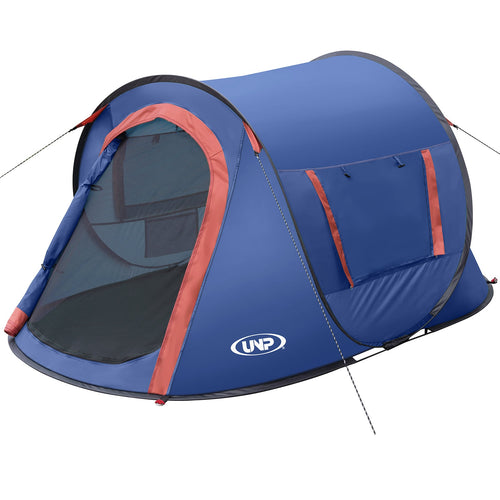 UNP 2 Person Pop Up Tent - by UNP OUTDOOR-Blue