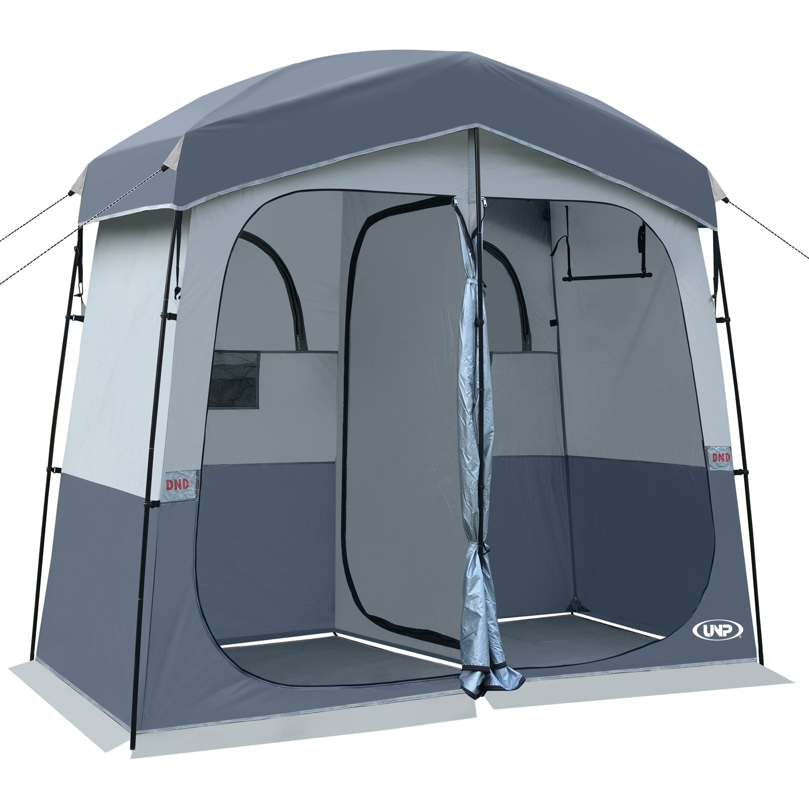 UNP 2 Person - Portable Privacy & Shower Shelter - by UNP OUTDOOR-Gray