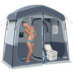 UNP 2 Person - Portable Privacy & Shower Shelter - by UNP OUTDOOR-Usage View