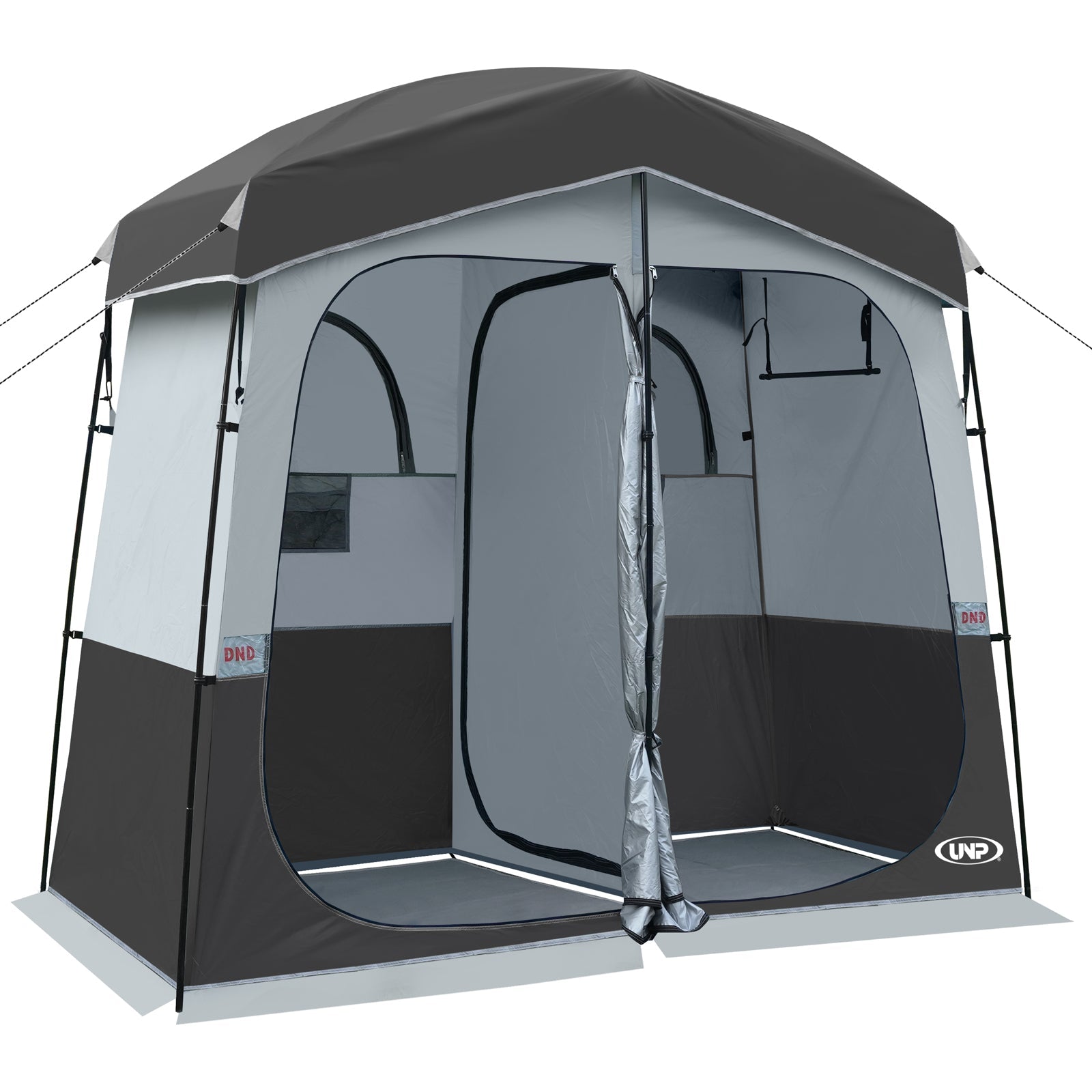 UNP 2 Person - Portable Privacy & Shower Shelter - by UNP OUTDOOR-Black