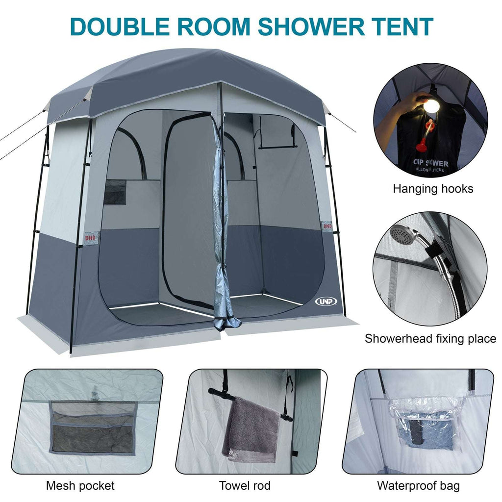 UNP 2 - Person Privacy Shower Tent - Portable Camping Shelter - by UNP OUTDOOR