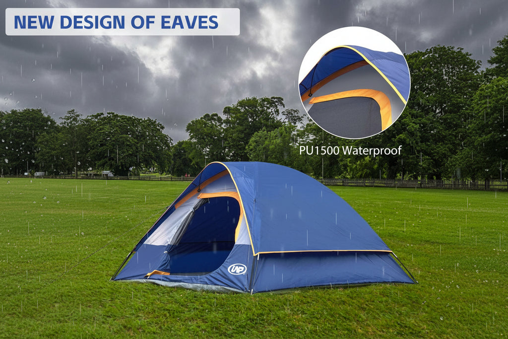 UNP 4 - Person Instant Family Tent with 60s Setup - by UNP OUTDOOR