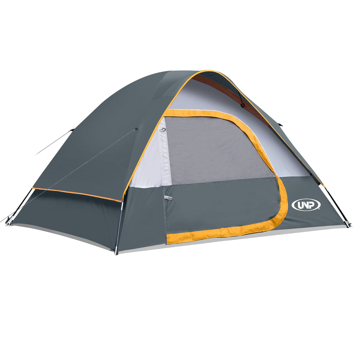 UNP 4 - Person Instant Family Tent with 60s Setup - by UNP OUTDOOR-Gray