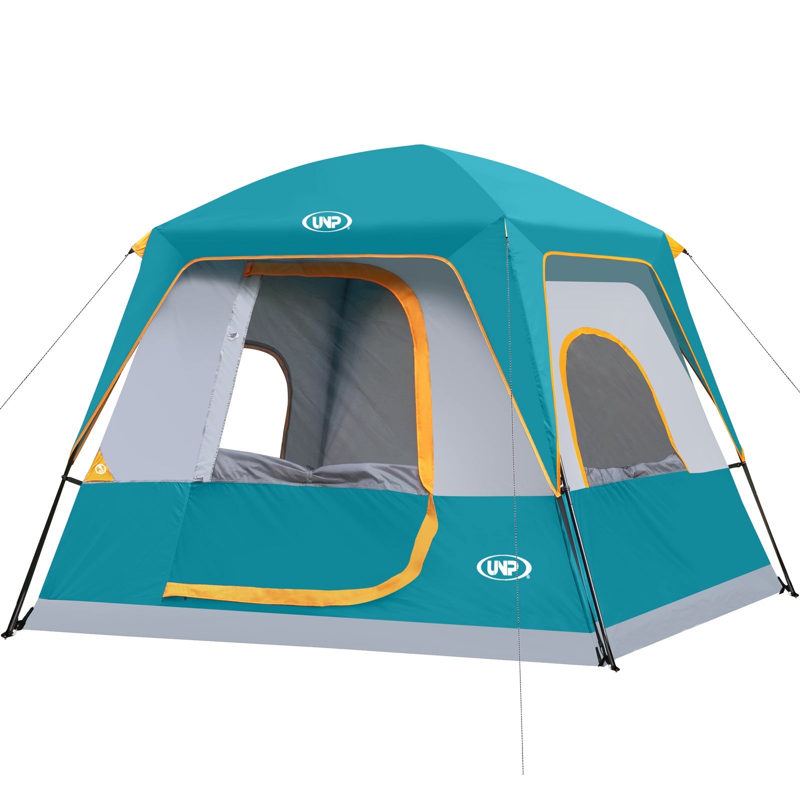UNP 4 - Person Signature Dome Tent - by UNP OUTDOOR-Cyan
