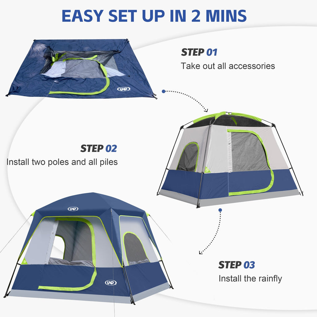 UNP 4 - Person Signature Dome Tent - by UNP OUTDOOR-Installation View